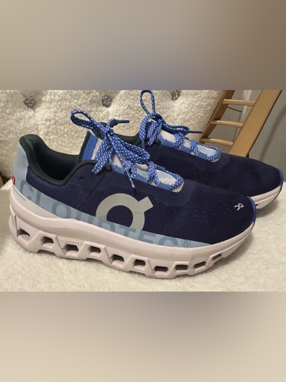On Running  Blue and Light Blue Sneakers